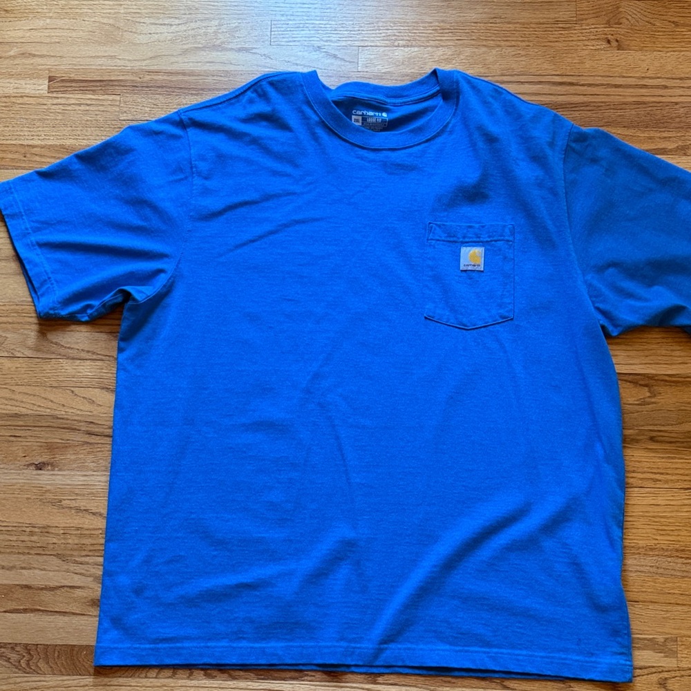 Carhartt Loose Fit Blue Short Sleeve Tee